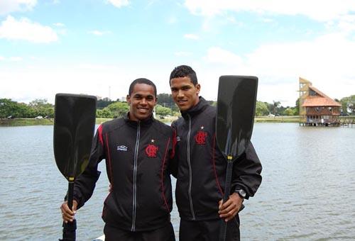 A dupla do C1 Masculino 200m formada por Erlon Souza (20 anos) e Ronilson Oliveira (21 anos) / Foto:  Divulgação 